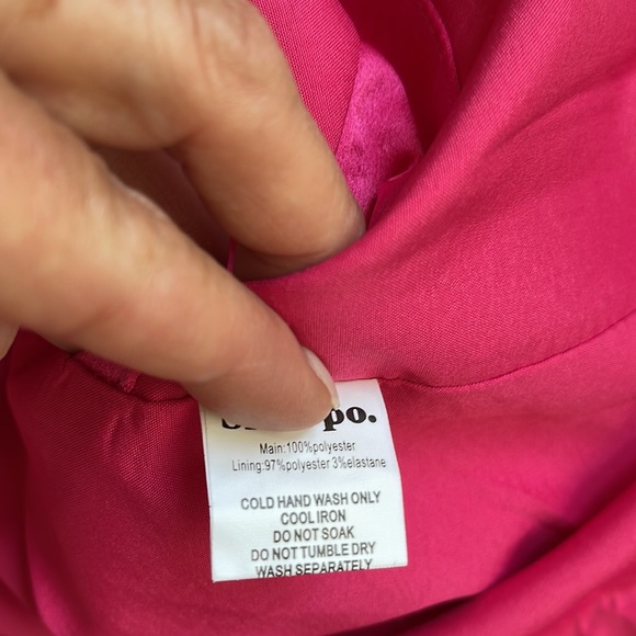 Showpo Elbereth Satin Pink Dress - Picture 11 of 13